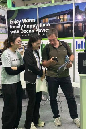 Docan Energy team at European solar energy exhibition
