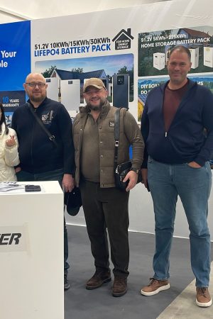 Docan Energy team at European solar energy exhibition