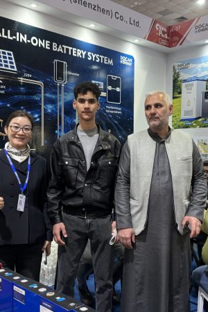 Docan Energy team at European solar energy exhibition